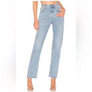 Agolde Cherie High Rise Straight Jeans